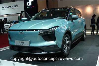 AIWAYS U5 Electric SUV intended for production in China 